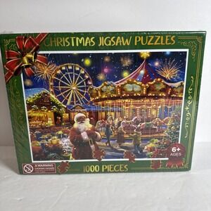 Christmas Puzzle NEW SEALED Santa‎ Carnival 1000 Piece
